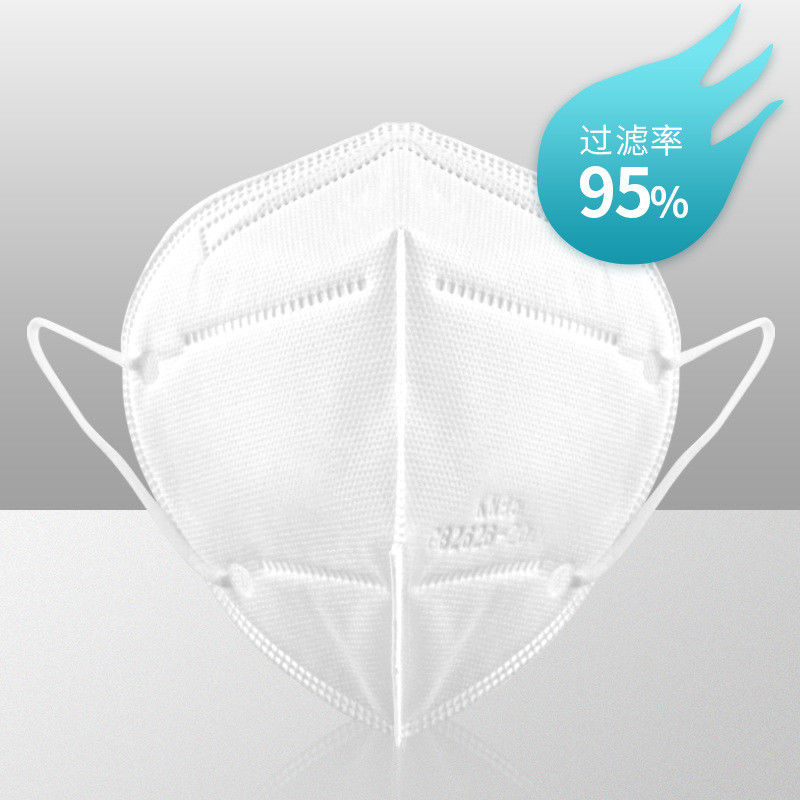 Máscara médica quirúrgica blanca N95/máscara de respiración no reutilizable N95 ninguna válvula