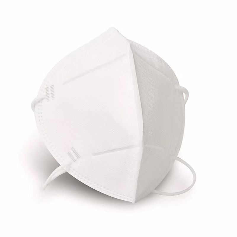 Máscara de polvo disponible del Nonwoven FFP2/máscara plegable N95 de la media cara del estilo del gancho