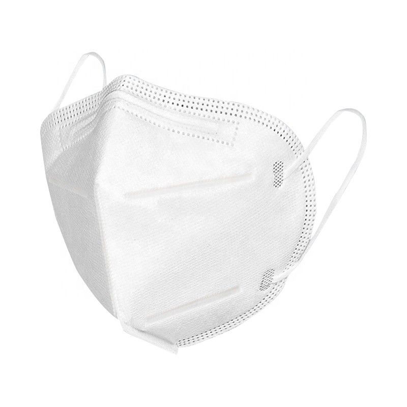 Alta máscara de polvo eficiente de la filtración KN95 Fliud plegable blanco resistente