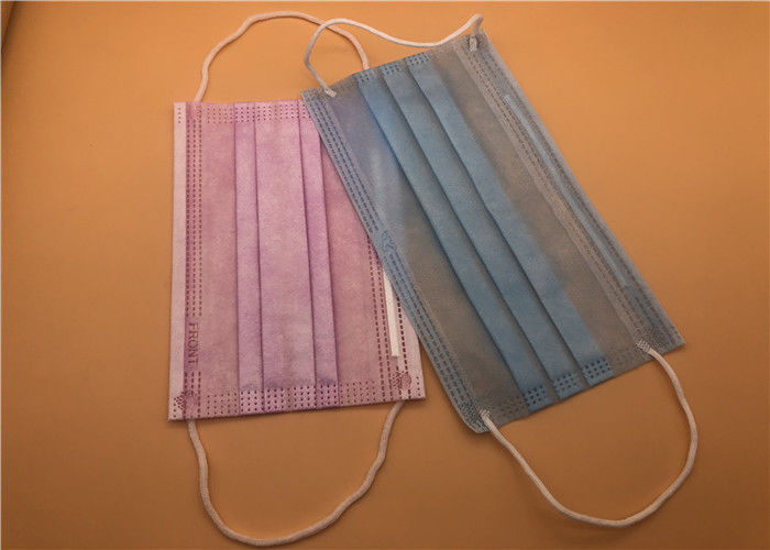 Máscara médica de la cara resistente flúida respiración fácil de 3 capas protectora