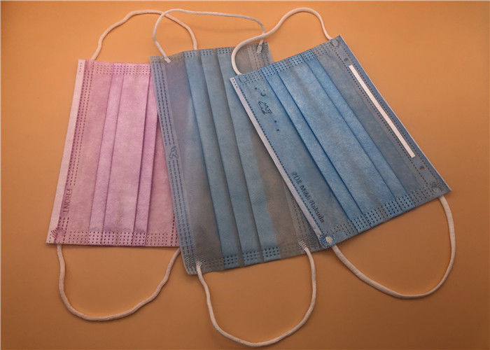 Máscara médica de la cara resistente flúida respiración fácil de 3 capas protectora