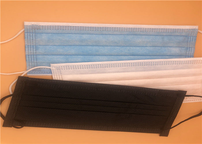 Mascarilla de 3 capas Spunbond soplado derretimiento no tejido disponible quirúrgico ligero