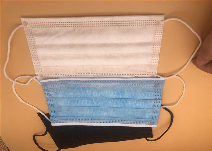 Máscaras médicas no tejidas/disponibles del gancho de 3 capas de la mascarilla disponible