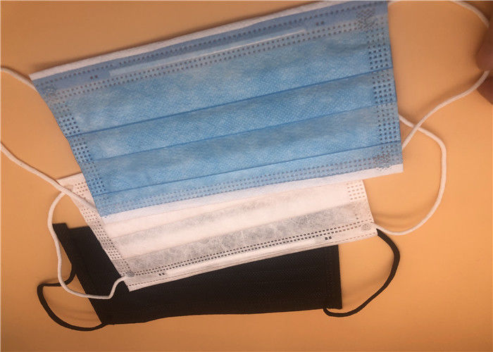 Máscaras médicas no tejidas/disponibles del gancho de 3 capas de la mascarilla disponible