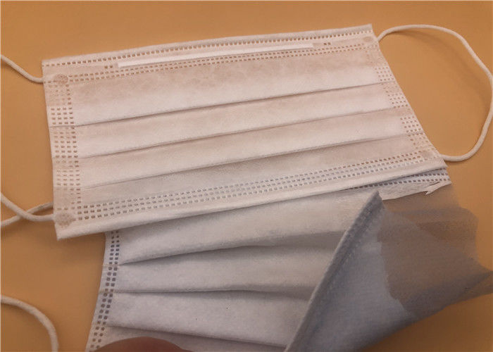 Grado médico máscara quirúrgica de 3 capas contra el polvo anti del germen plegable