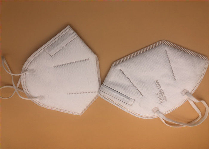 Máscara de polvo disponible del Nonwoven FFP2/máscara plegable N95 de la media cara del estilo del gancho