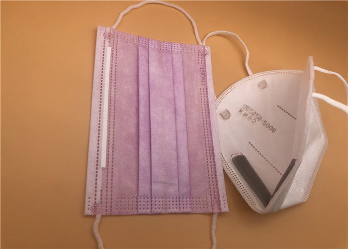 Fibra de vidrio no libremente tejida blanca disponible de la tela del color de la mascarilla N95
